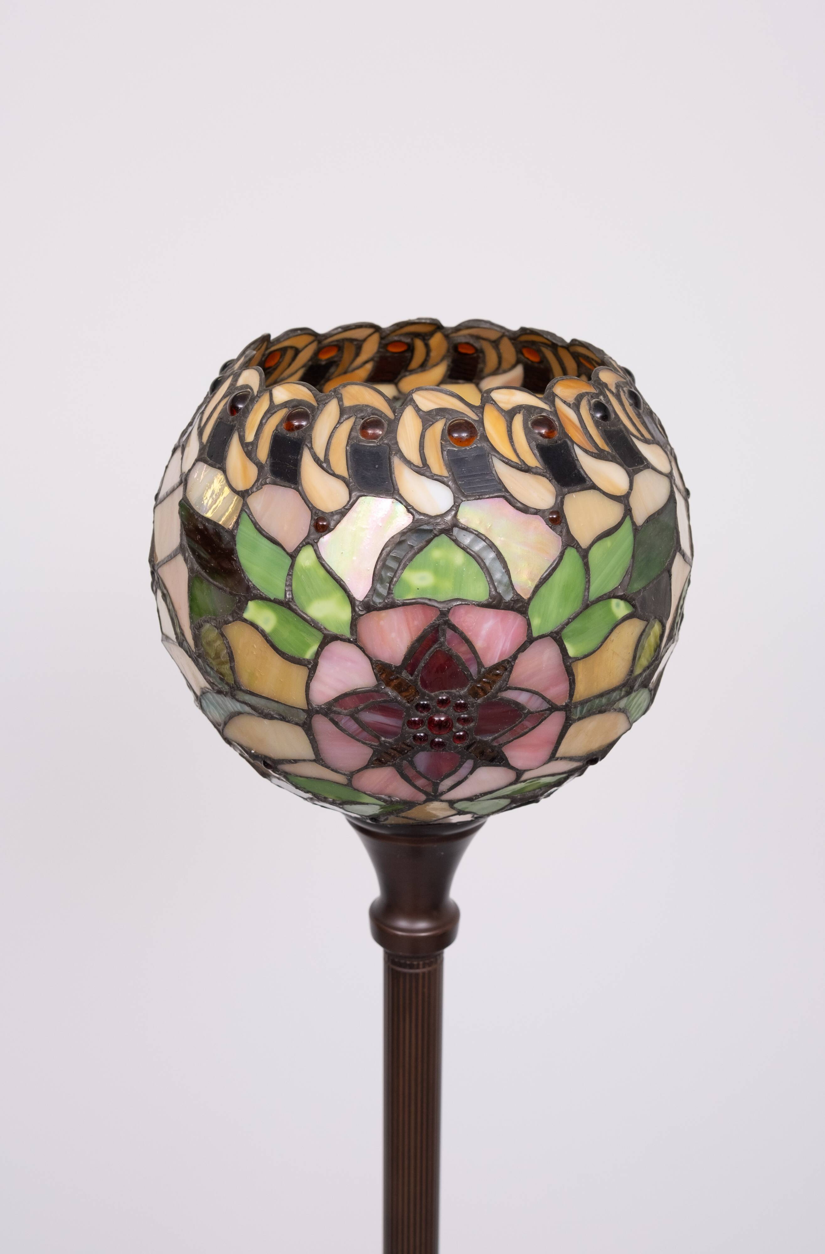 Tiffany & co style floor lamp 1990s France