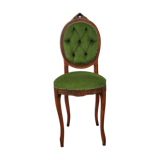 Room chair medaillon green fabrics
