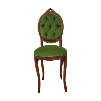 Room chair medaillon green fabrics