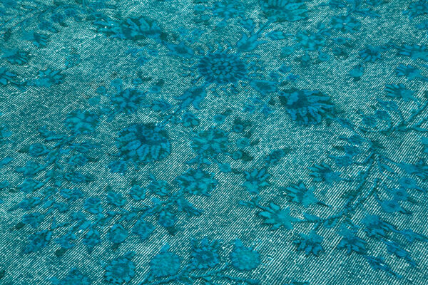 tapis nouée à la main oriental années 1970 208 cm x 313 cm tapis turquoise