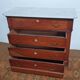 Louis Philippe walnut chest of drawers