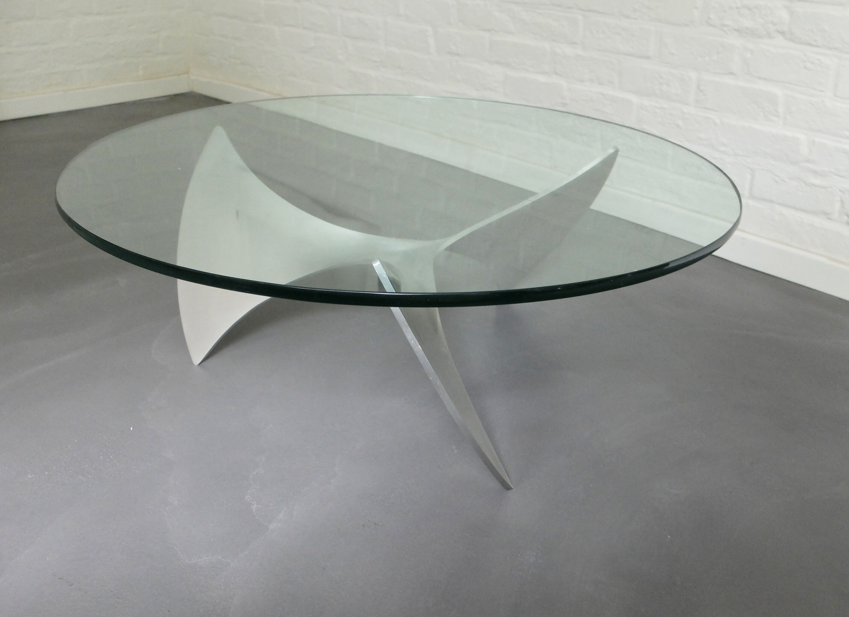 Coffee table propeller/propeller, Knut Hesterberg Ronald Schmitt, 1960s