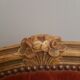 Louis XV style cabriolet or toadstool armchair, 19th century.
