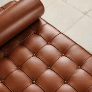 Meridian Barcelona in leather by Mies van der Rohe, Knoll International