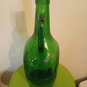 GREEN GLASS CRUCIBLE TYPE DAME JEANNE