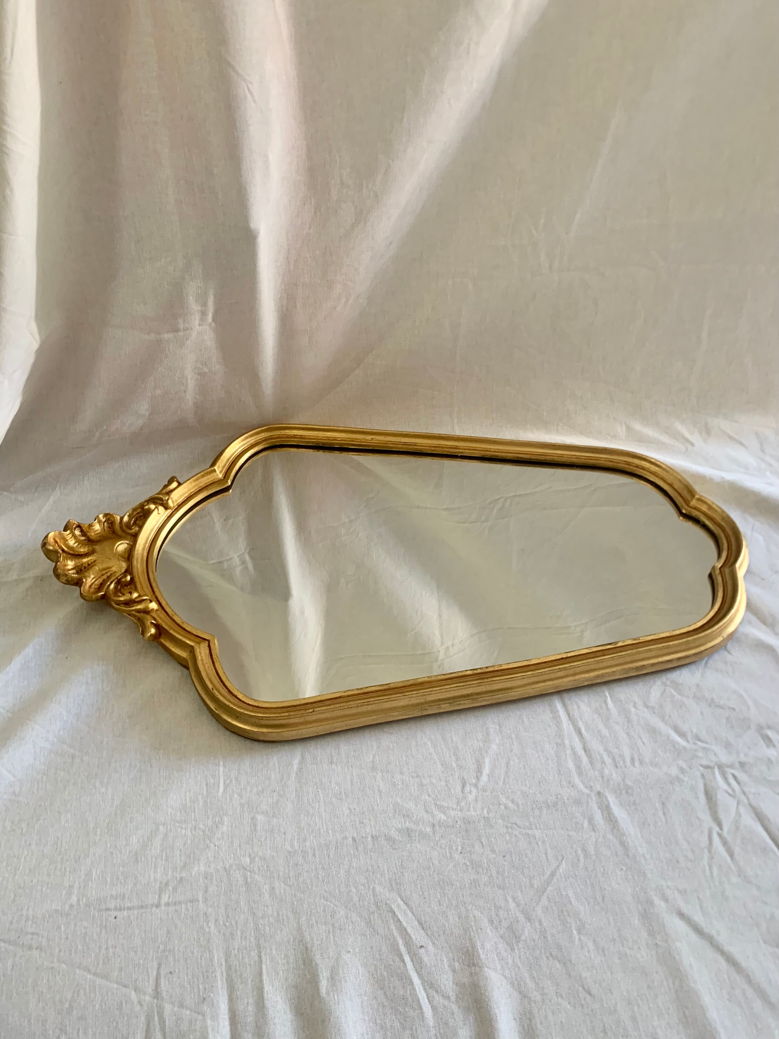 Old gilded mirror