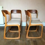 Lot of 4 Baumann chairs