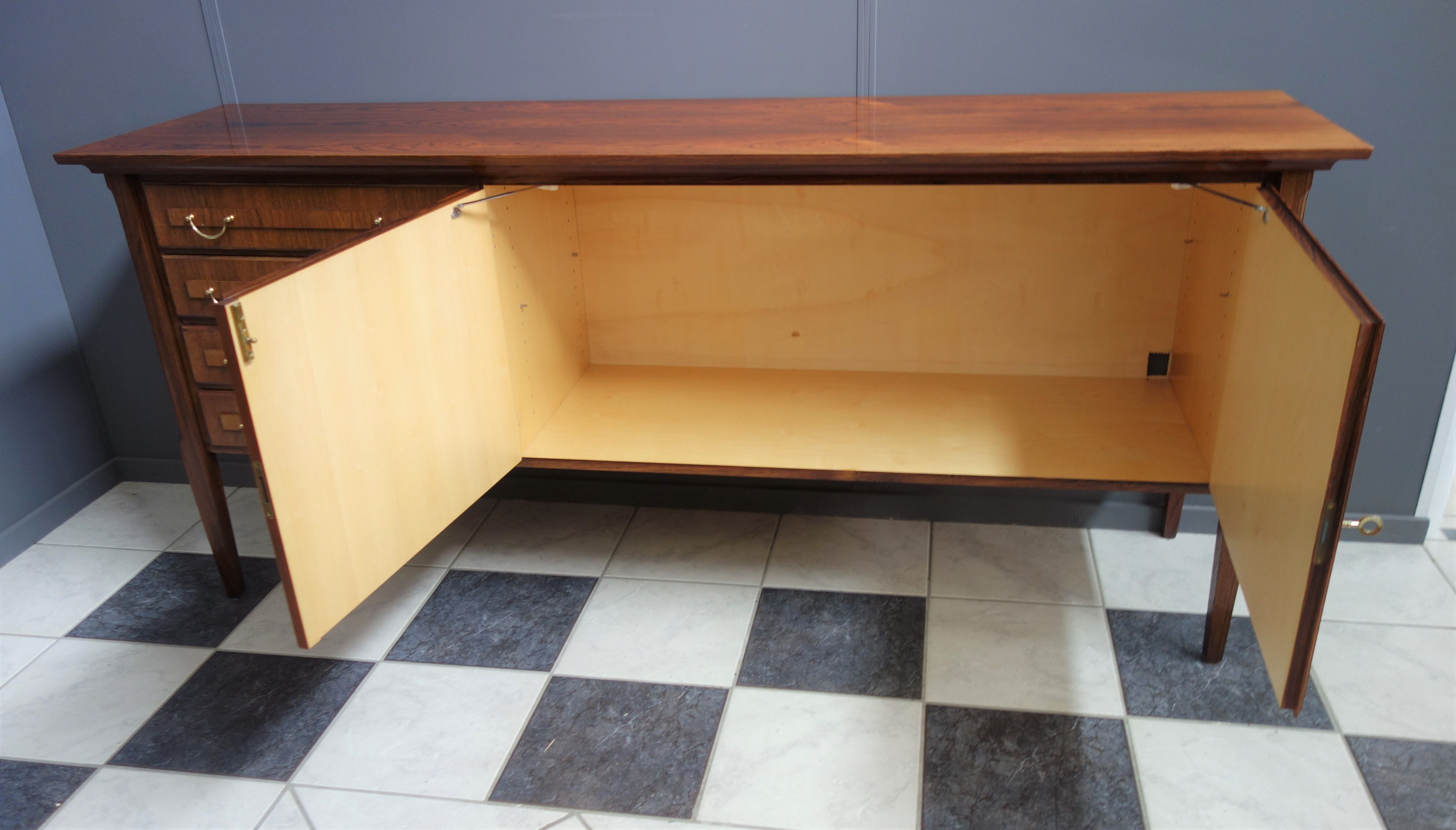Rosewood sideboard by Rupert Eisenhuth 1970s