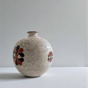 Bitossi by Aldo Londi Chamotte Ball Vase, Italy, 1960s