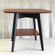 Modernist side table in wood, mid-20th century.