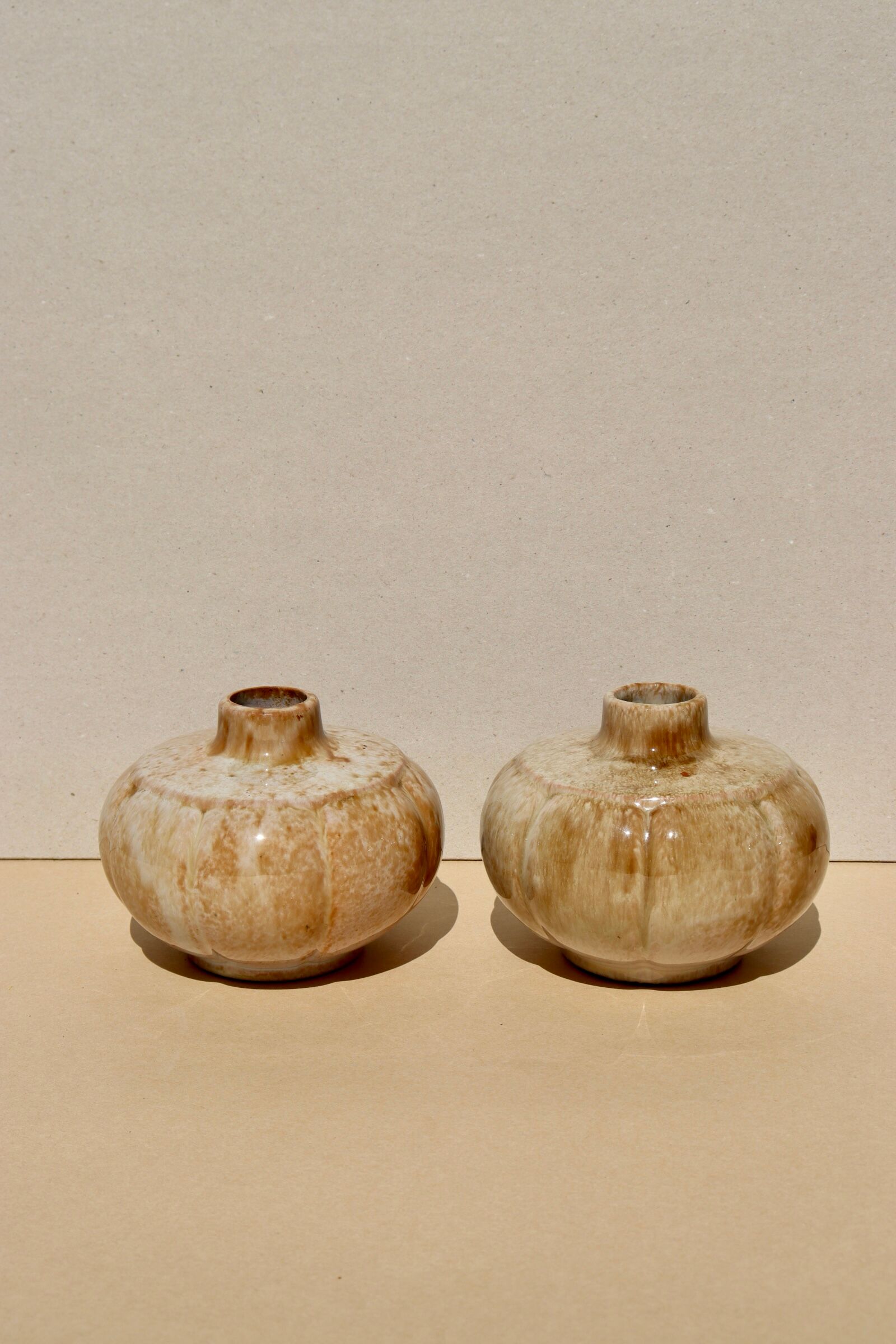 Set of two ceramic vases
