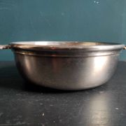 Set of two French silver plated serving plates, by Felix Frères orfèvrerie