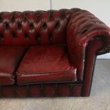 red chesterfield sofa 3 seater