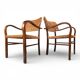 Set of 2 Bauhaus rope-weave chairs by Erich Dieckmann, 1930