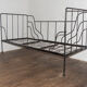 Foldable wrought iron bed