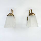 Antique art deco wall lights