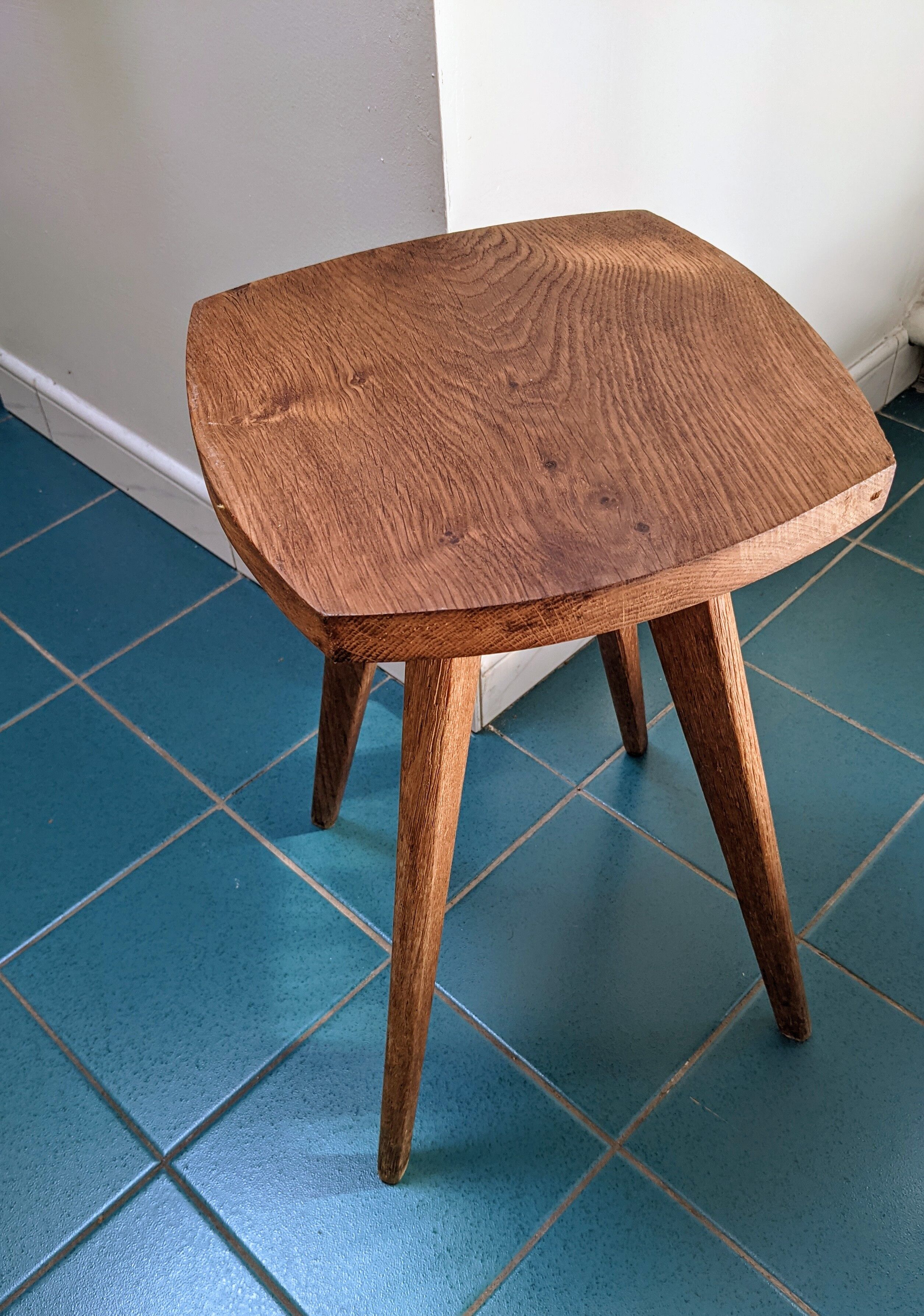 Vintage compass foot stool
