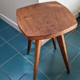 Tabouret pieds compas vintage
