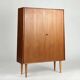 Vintage teak wardrobe highboard closet by H. Riestenpatt 1960s