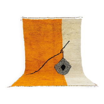 Handmade wool Berber rug 275 X 182 CM