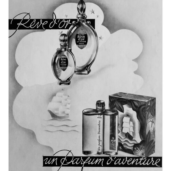 Perfume advertising "Golden Dream" | Selency