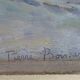 Antique painting by Pierre Boissart (1878-1944) signed country view B8