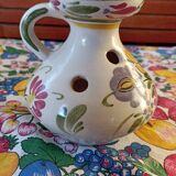 Keraluc vase in Quimper floral decor