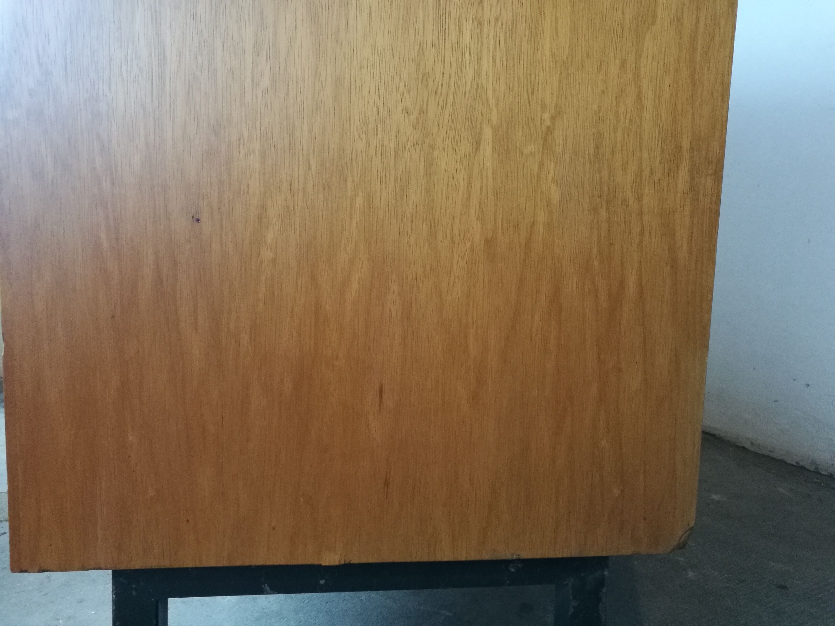 Vintage sideboard sliding doors 1970