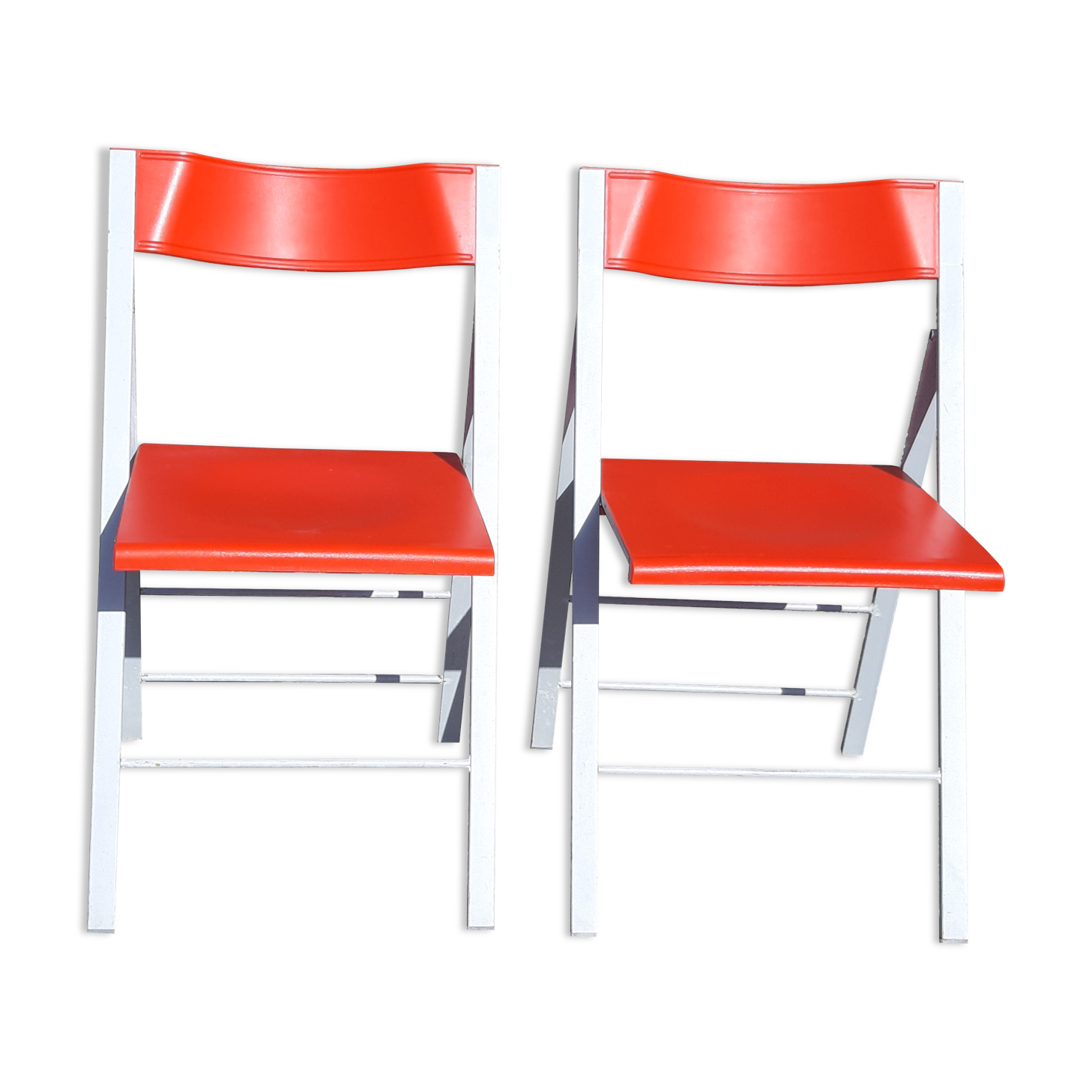 Pair of vintage vhairs by Robby Cantarutti