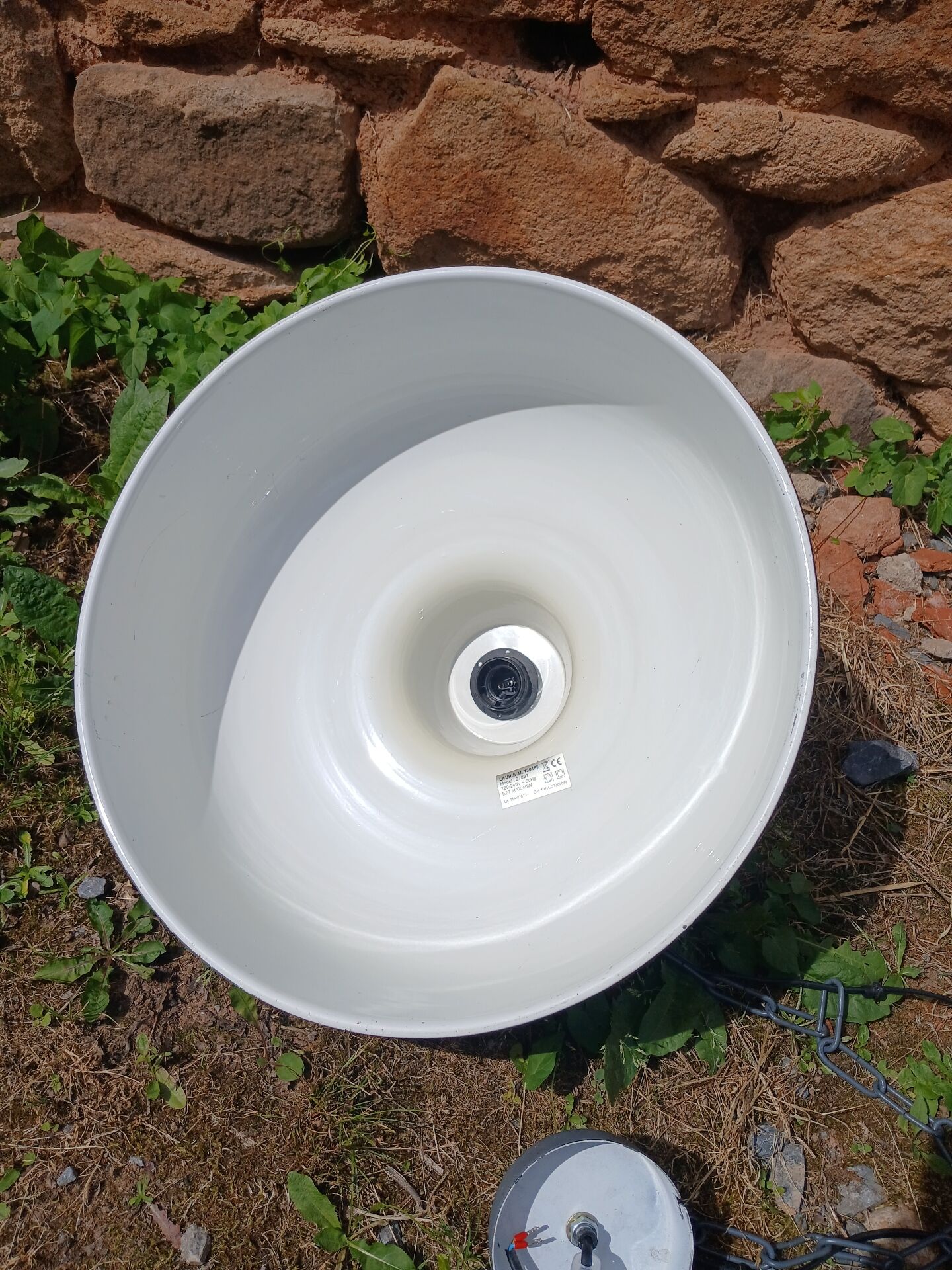 Large industrial/vintage pendant light