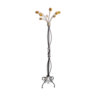 Coat rack metalwork of ancient art