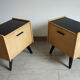 Pair of bedside tables 60 feet compass