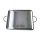 Service tray in satin stainless steel Létang and Rémy 45 x 35 cm