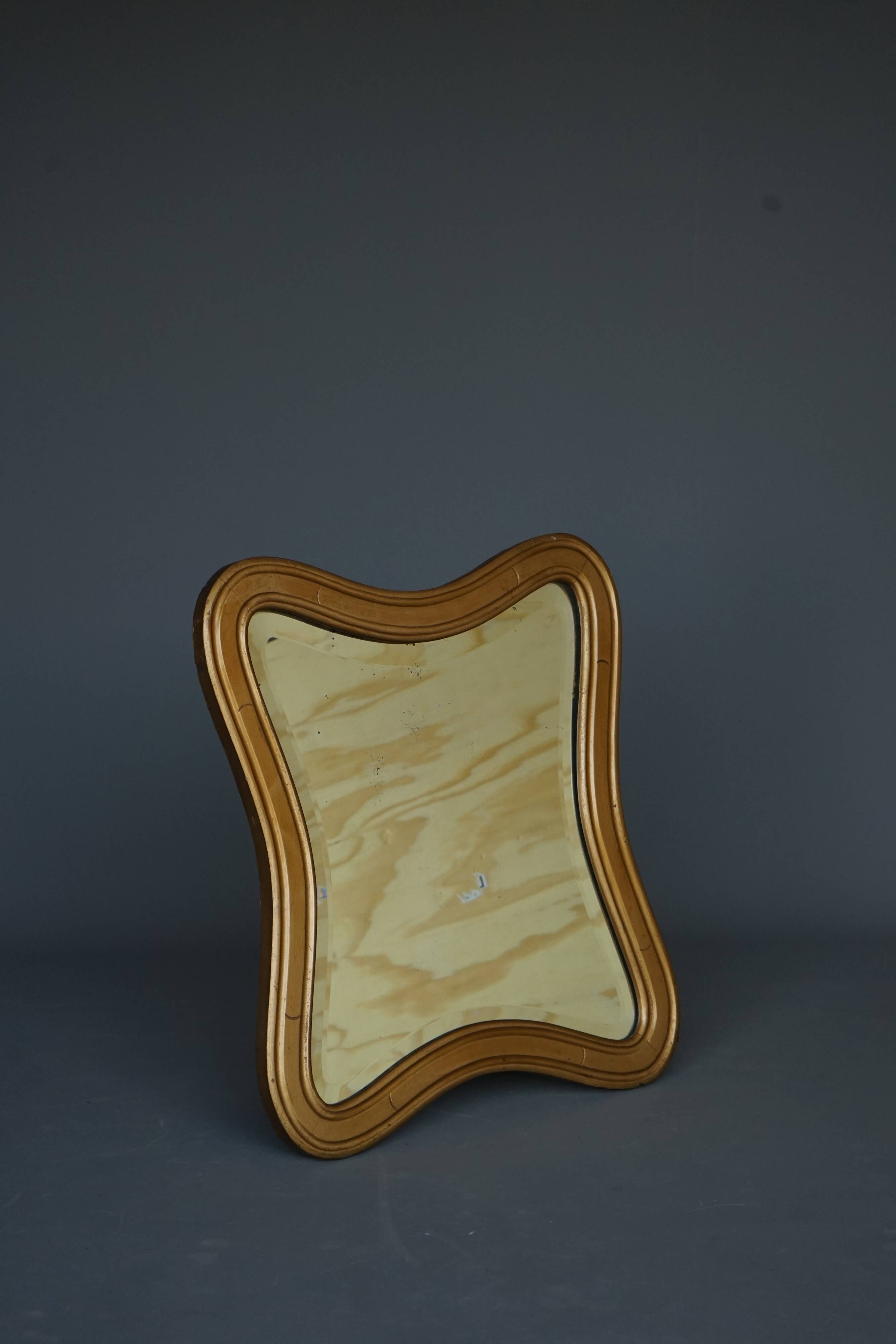 Art Deco Biomorphic Organic Mirror, 1920s