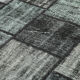 Tapis anatolien contemporain tissé à la main 180 cm x 250 cm tapis patchwork noir