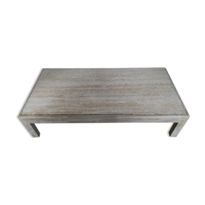 Table basse travertin