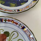 Rare duo d’assiettes italiennes en faïence – CACF Faenza