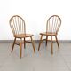 Mid-century brown wooden dining chair set, Tatra design from the 1960s.