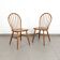 Mid-century brown wooden dining chair set, Tatra design from the 1960s.
