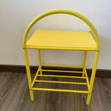 Yellow bedside table