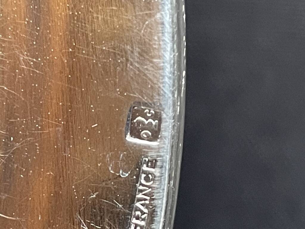 Christofle silver metal sauce boat