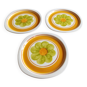3 "Monaco" Salins plates