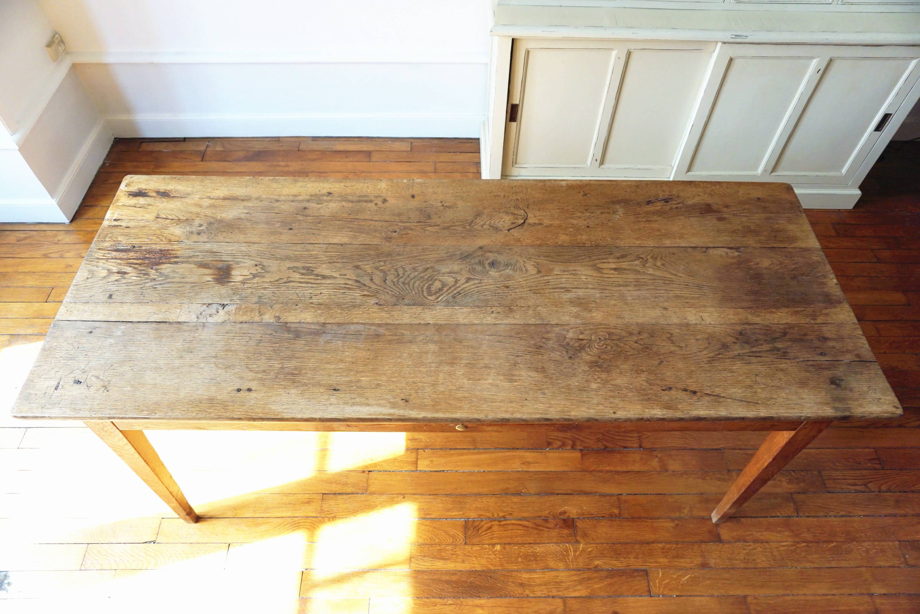 Oak farm table