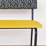 Vintage upholstered bench