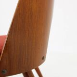 1960s Oswald Haerdtl ,Set of 4 Dining Chairs by TON, Czechoslovakia