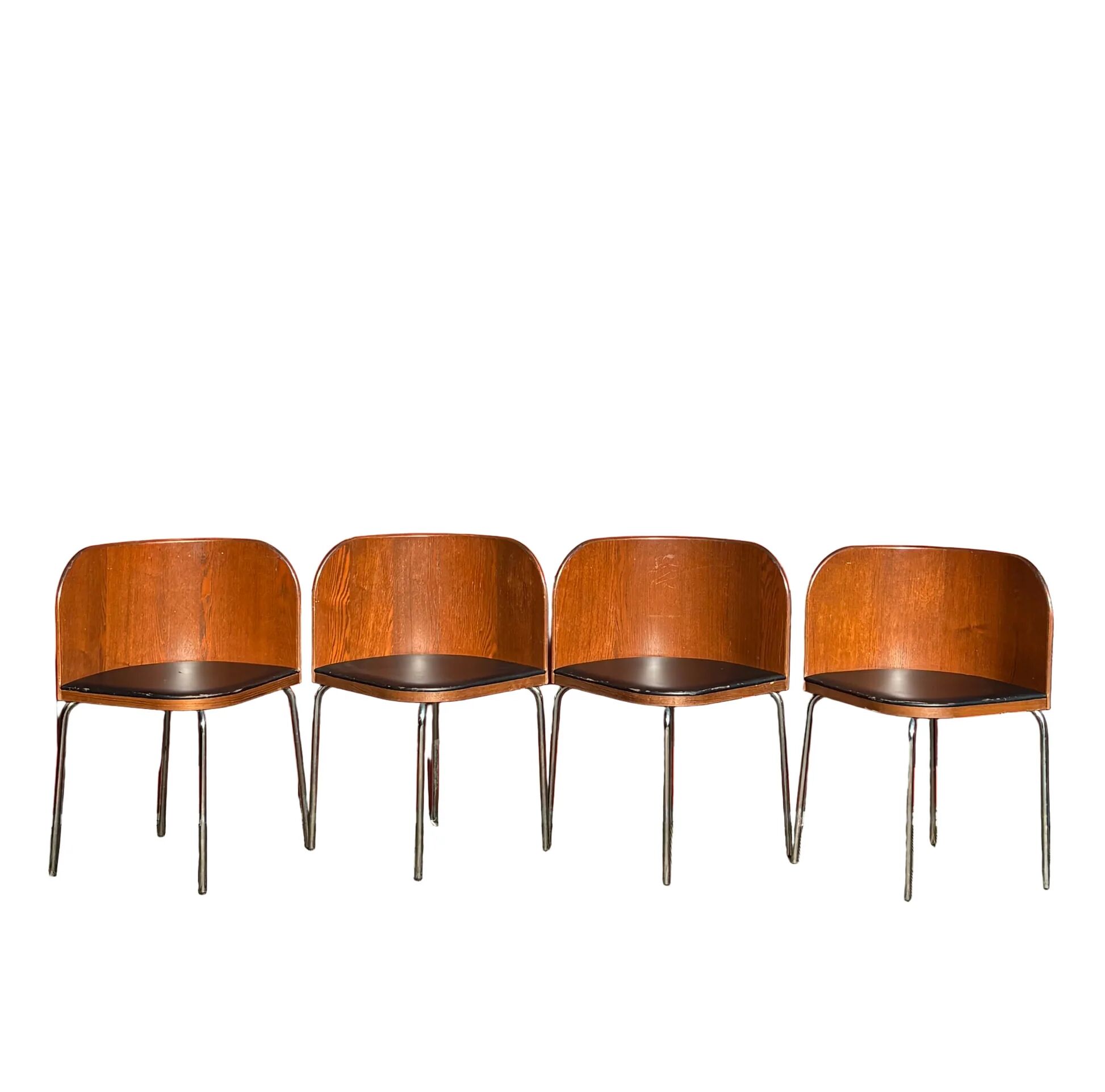 4 chaises Fusion de Sandra Kragnert pour IKEA - Années 2000 - Ref 1369
