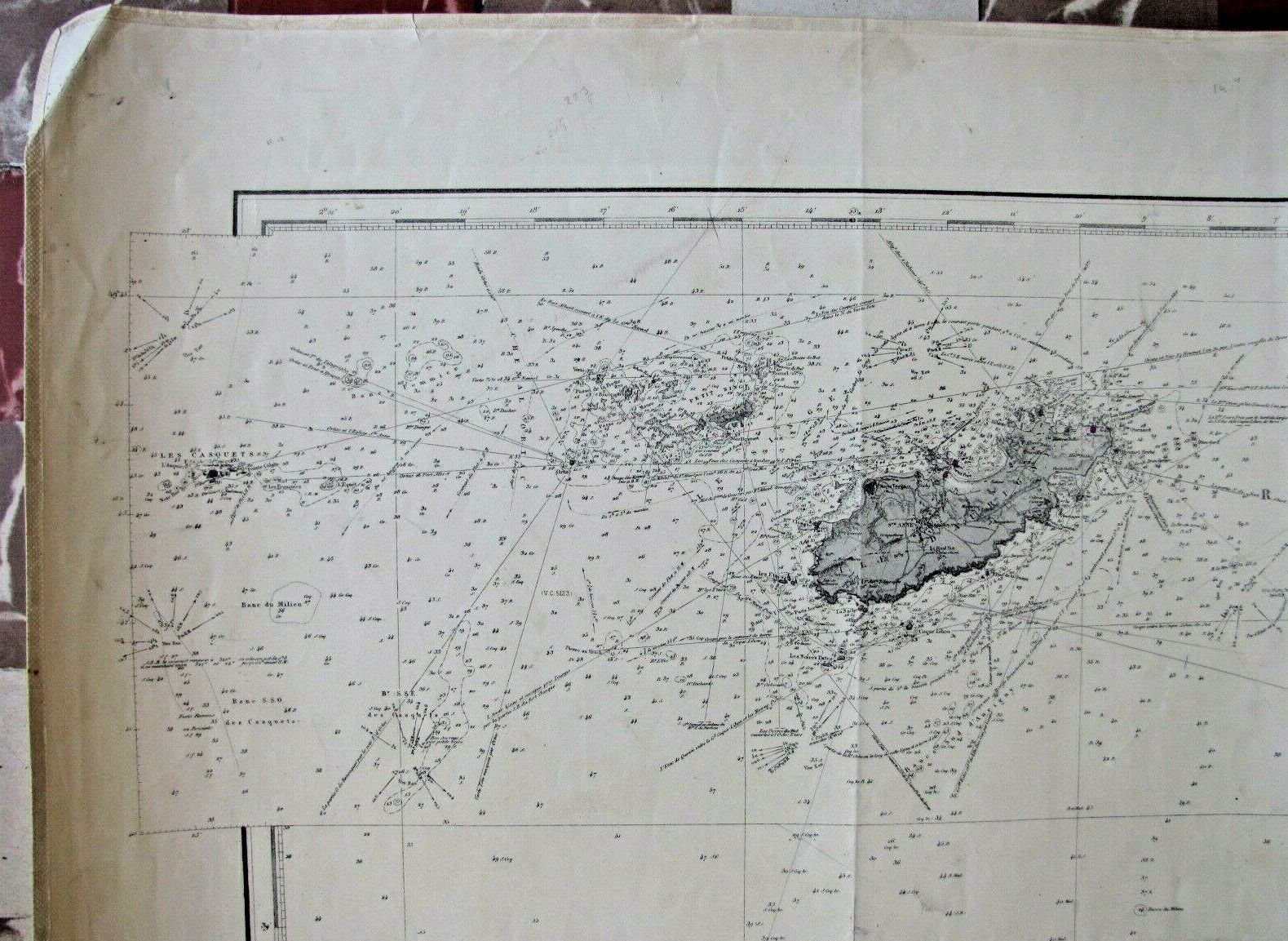 Nautical chart From Diélette to Omonville - Guernsey