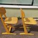 Lot of 2 Casala children's chairs - vintage