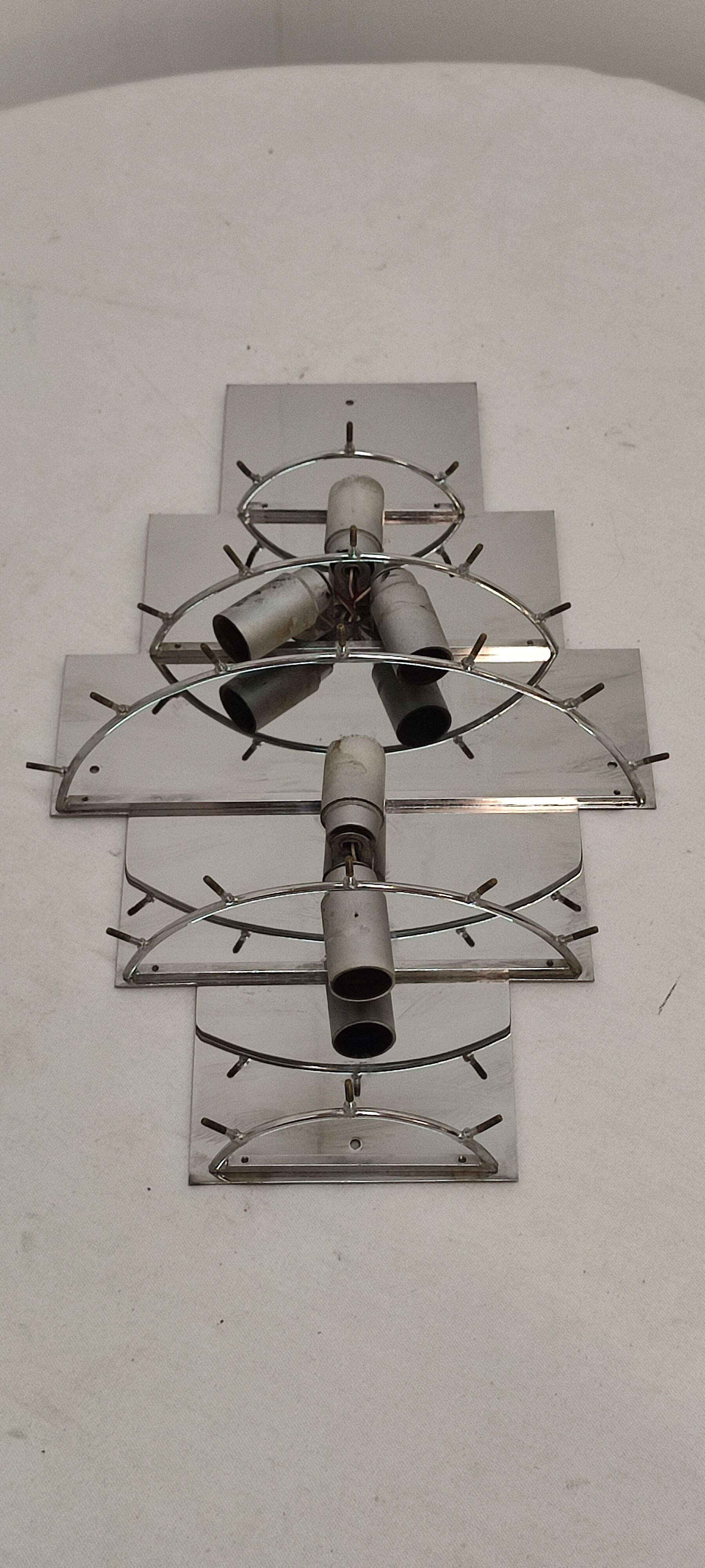 Kinkeldey glass wall lamp, Germany, 1970