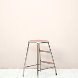 Metal ladder / red